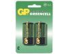 Baterie R14 1,5V typ GP14G malý monočlánek GP greencell v blistru