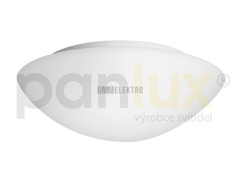 Svítidlo PLAFONIERA 305 bílá sklo triplex s mikrovlnným senzorem 60W/E27 Panlux