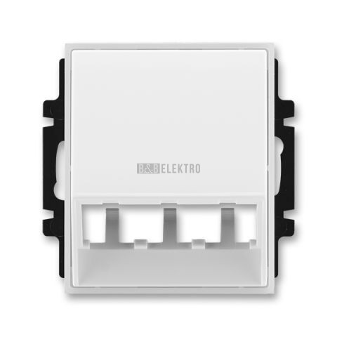 5014E-A00400 01 Kryt zásuvky komunikační (pro prvky Panduit Mini-Com) bílá/led. bílá