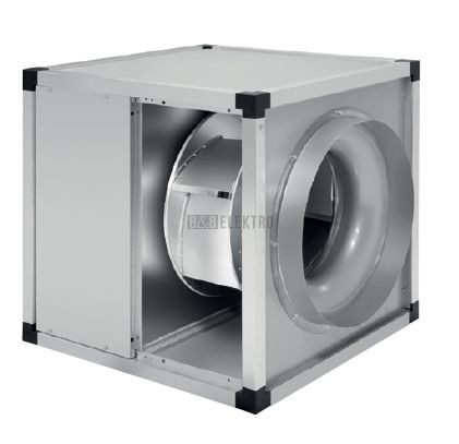 Ventilátor KABT/4-3000/315 zvukově izolovaný pro kuchyně, radiální do kruhového potrubí