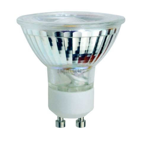 Žárovka LED GU10/ 6W teplá bílá svítivost 450 lumen, úhel vyzařování 38° nestmívatelná