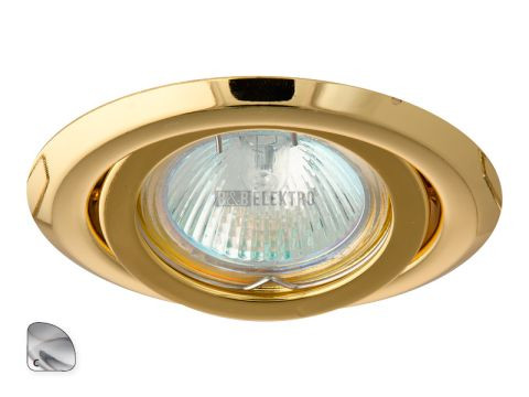 Svítidlo podhledové chrom výklopné kruhové 2115-C AXL, průměr 95mm Greenlux