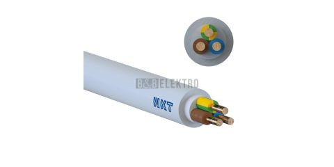 Kabel NYM-J 3x1,5 (žlutozelená-modrá-hnědá) pro pevné uložení