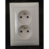 Valena zásuvka dvojnásobná s dětskou ochranou bílá 774391 Legrand