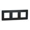 Unica Studio NU200654 Rámeček trojnásobný, antracit, Schneider Electric