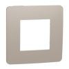 Unica Studio Color NU280226 Rámeček jednonásobný, taupe/bílý, Schneider Electric