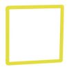 Unica Studio Outline NU230001 Dekorativní rámeček, žlutý, Schneider Electric