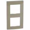 Niloé rámeček 2-násobný šedý pro vodorovnou i svislou montáž typ 665032 Legrand