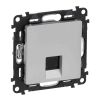 Valena LIFE zásuvka datová 1xRJ45 kategorie 6 STP hliník typ 753346 legrand