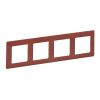 Valena LIFE rámeček čtyřnásobný cihlová vodorovný i svislý Legrand 754074