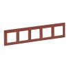 Valena LIFE rámeček pětinásobný cihlová vodorovný i svislý Legrand 754075