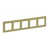 Valena LIFE rámeček pětinásobný zelená vodorovný i svislý Legrand 754085