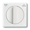 Future® linear, Solo®, Solo® carat, Busch-axcent® kryt otočného žaluziového spínače 2CKA001710A3172 studio bílá ABB