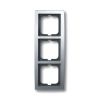 Solo®  rámeček trojnásobný pro vodorovnou i svislou montáž 2CKA001754A4106 chromová ABB