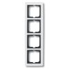 Solo® rámeček čtyřnásobný pro vodorovnou i svislou montáž 2CKA001754A4112 studio bílá ABB