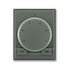 Kryt termostatu prostorového s otočným ovládáním, s upevňovací maticí 3292E-A00300 34 antracitová ABB