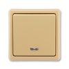 Classic 3553-21289 D2 Spínač jednopólový se signal. doutnavkou, řazení 1S, béžová, ABB
