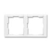Time® rámeček dvojnásobný vodorovný 3901F-A00120 03 bílá/bílá ABB