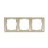 Time® rámeček trojnásobný vodorovný 3901F-A00130 33 šampaňská ABB