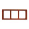 Time® Arbo rámeček trojnásobný vodorovný 3901F-A50130 53J mahagon ABB