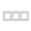Levit®  rámeček trojnásobný, pro vodorovnou i svislou montáž 3901H-A05030 03 bílá/bílá ABB
