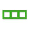 Levit® rámeček trojnásobný, pro vodorovnou i svislou montáž 3901H-A05030 67 zelená/kouřová černá ABB