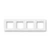 Levit®  rámeček čtyřnásobný, pro vodorovnou i svislou montáž 3901H-A05040 03 bílá/bílá ABB