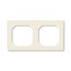 Levit® rámeček dvojnásobný s otvorem 55x55 3901H-A05520 17 slonová kost/bílá ABB