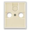 Element® kryt zásuvky televizní, rozhlasové a satelitní 5011E-A00300 21 slonová kost/ledová bílá ABB