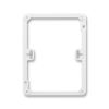 Rámeček 5914-0169 B1 distanční pod dvojnásobnou zásuvku Classic, Swing jasně bílá