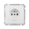Swing®, Swing®L zásuvka jednonásobná s clonkami, bezšroubové svorky 6619G-A06357 B1 jasně bílá ABB