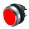 M22-D-R tlačítko zapuštěné bez aretace červené