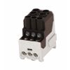 Blok pro rozdělení fází UVB 100 L S, 1pól., 101A, AL/CU, 1000V, černý, na DIN 1003206 eleman