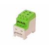 Blok pro rozdělení fází UVB 200 PE, 1pól., 200A, 1000V, zelený, na DIN 1006066 eleman