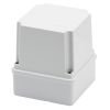 Krabice rozbočovací na omítku hladká s plným vysokým víkem IP56 100x100x120mm GW44214 Gewiss
