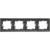 Rámeček čtyřnásobný PREMIUM FR G, barva grafitová, Greenlux GXKP456