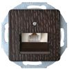 Ontario zásuvka datová RJ45 wenge kategorie 3 přírodní dřevo 9231.3753.1 Kopp
