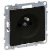 Suno zásuvka 2p+T s dětskou ochranou, černá, automatické svorky, Legrand 721480
