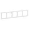 Suno rámeček pětinásobný, vodorovný i svislý, bílá, Legrand 721505