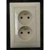 Valena zásuvka dvojnásobná s dětstkou ochranou béžová 774393 Legrand