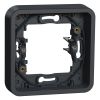 Mureva Styl MUR34108 Rámeček IP55 pro zapuštěnou montáž 1-násobný s rozpěrkami, Antracit