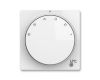 Zoni® kryt termostatu prostorového s otočným ovládáním a upevňovací maticí 3292T-A00300 500 bílá ABB