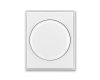 Time®, Element® kryt stmívače s otočným ovladačem s upevňovací maticí 3294E-A00123 01 bílá/ledová bílá ABB