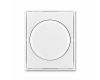 Element®, Time® kryt stmívače s otočným ovladačem s upevňovací maticí 3294E-A00123 03 bílá/bílá ABB