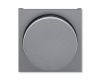 Levit M® kryt stmívače s otočným ovladačem s upevňovací maticí 3294H-A00123 69 ocelová/kouřová černá ABB