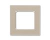 Levit® rámeček jednonásobný 3901H-A05010 18 macchiato/bílá ABB