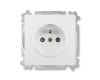 Swing®, Swing®L zásuvka jednonásobná s clonkami, bezšroubové svorky 6619G-A06357 B1 jasně bílá ABB