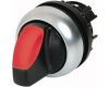 M22-WRLK3-R hlavice s otočným úchytem 3polohová s aretací červená