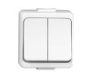 Vypínač JANTAR č.5. lustrový VP-5 krytí IP44 bílá barva GXNP002