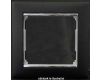 Valena rámeček 2násobný černá/stříbrný proužek horizontální typ 770392 Legrand